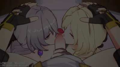 Bronya & Cocolia (Mellewd) [Honkai Star Rail]
