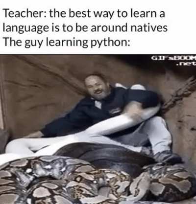 He looks like he’s enjoying himself