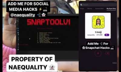 Anyone here need a Snapchat hacked? From Account Recovery, Memories & My Eyes Only Pulling Hit me on Snapchat >> “Naeq<wbr>ualit<wbr>y” & send me a DM📥‼️
