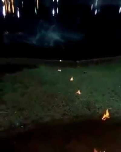 casually lighting yourself on fire