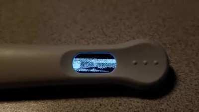 Doom on pregnancy test.