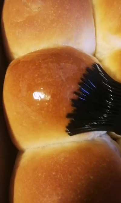 Buttering my buns!