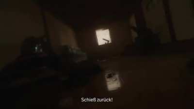 Excerpt from a recent  German mini-documentary about the Myanmar/Burmese Anti-Junta People's Defense Force: a Junta Airstrike happens in the middle of an interview