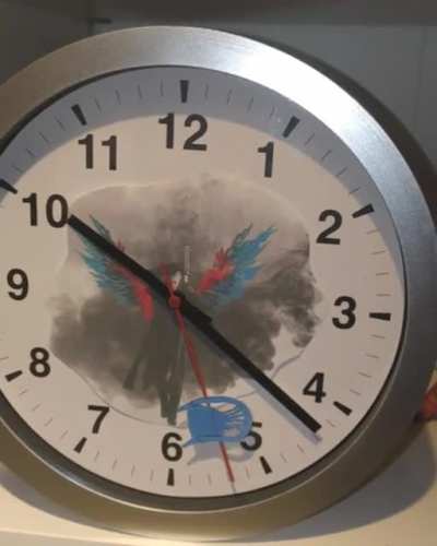 Pimped my clock to yamato plastic chair style