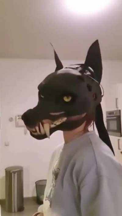 This mask created a Mask controlled by facial expressions