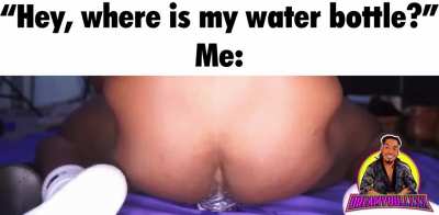 The water bottle