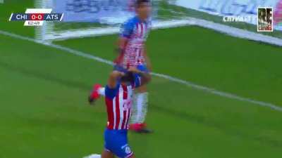 Alexis Vega’s cheeky celebration