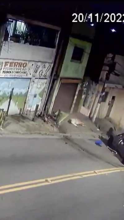 Woman is struck by a pickup truck
