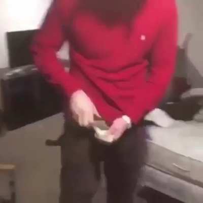 That part of the body is destroyed