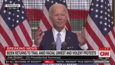 Biden talking about Corona