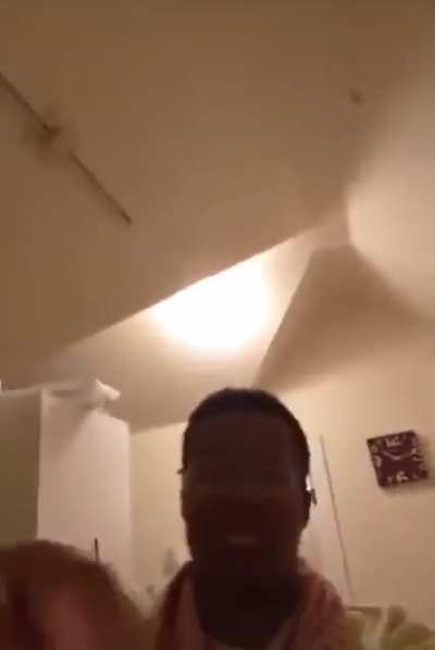“Guys the knife stabbed my phone when I threw it at my phone, I didn’t know they did that”