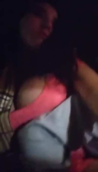 She gets fingered in the back of an UBER