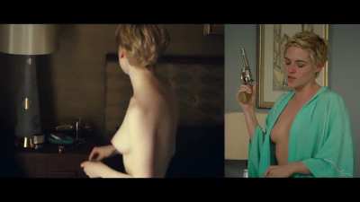 Actresses going nude playing Jean Seberg: Kristen Stewart & Kacey Rohl