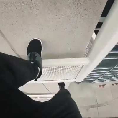 HMB while I climb down this building.