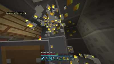 Me playing minecraft