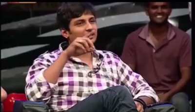 Sickening joke by Jeeva and Sathyan (2012). Good that such shit isn't normalized any more