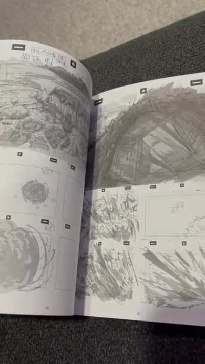 Got these staff books from the animators of Mushoku Tensei
