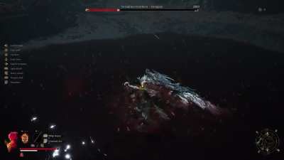 I think its her (Vermilion Feathers - Honglan) or bo magus, the toughest fight for me in the game.