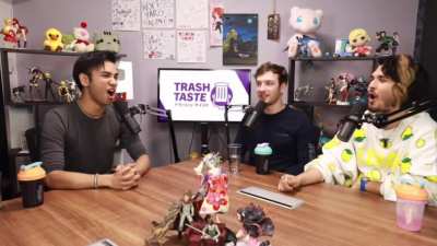 1 second from every episode of Trash Taste