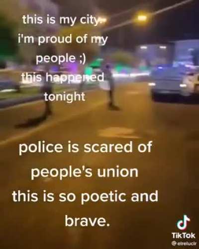 Iranian police run away as they are overwhelmed by protesters who are appalled by the death of Mahsa Amini in police custody