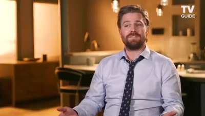 Stephen Amell on his last day.