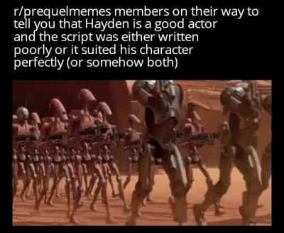 Always mentioned as if it's a fresh hot take