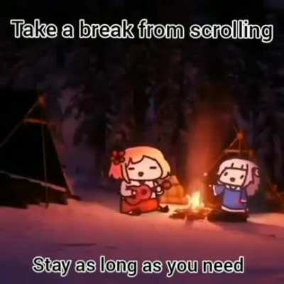 Rest for a bit.