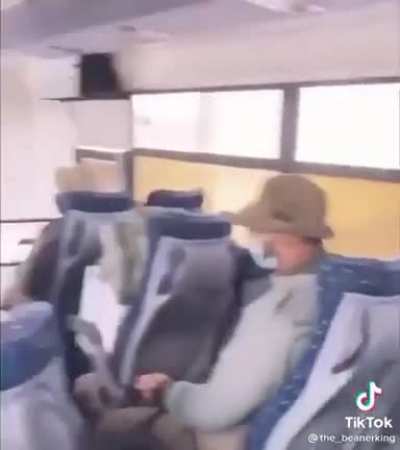 just a casual bus ride with a guy playing SpongeBob music