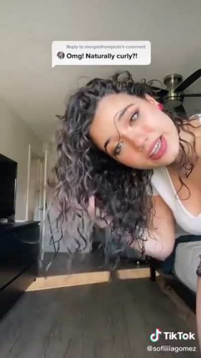 Showing off her ... Hair?