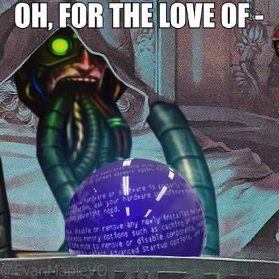 [OC] The Adeptus Mechanicus are still getting used to orb technology