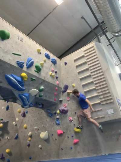 Haven’t posted in a while cuz I went back to college where the wall sucks 😂