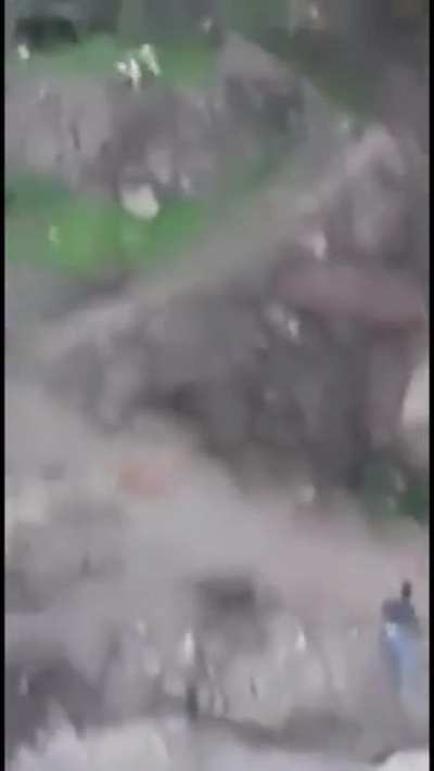 Wild Boar Smacks Dude Off Hill.