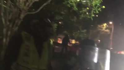 Another video from Richmond Virginia last night where Richmond Police & Virginia State Police continue to wage war on non-violent citizens protesting. In this clip they chase one of the few remaining videographers out of the area, they routinely targe