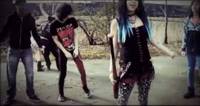 Recently discovered this genre of music through Reddit. I’ve never experienced so much second hand embarrassment. The clueless background dancers are the icing on the cake.