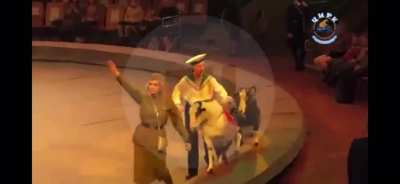 Nazi monkeys and goats in Russian circus