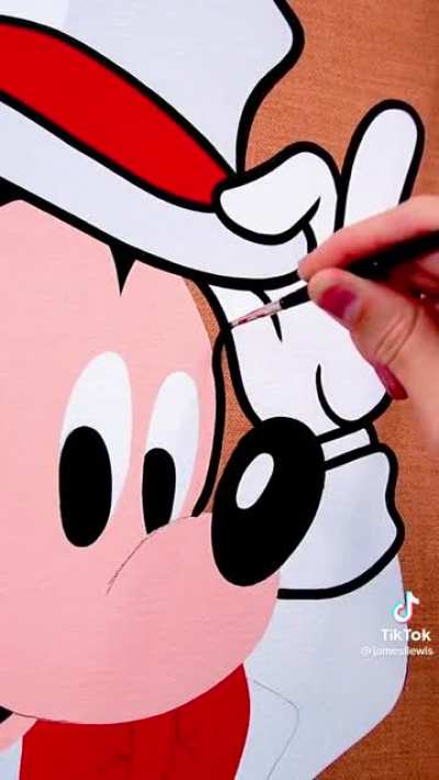 This artist’s brush control is ridiculous