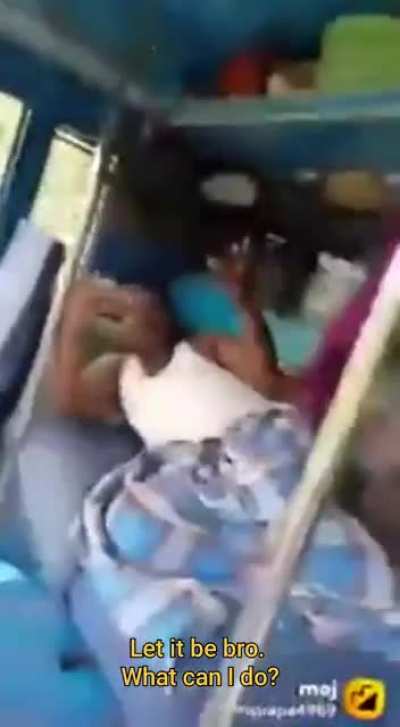 Indian truck driver shows off his skills.