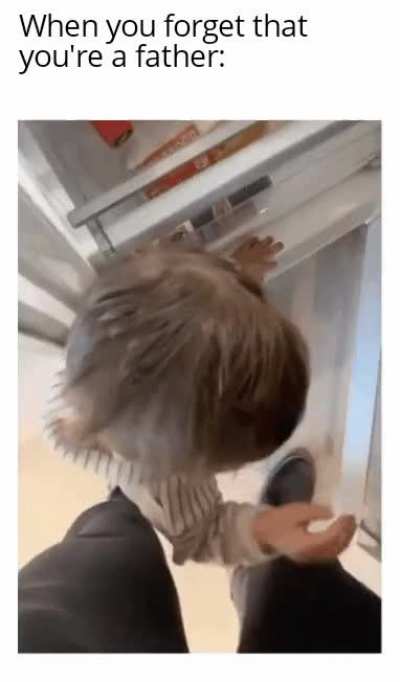 Ahhh babe, the fridge door's jammed again...
