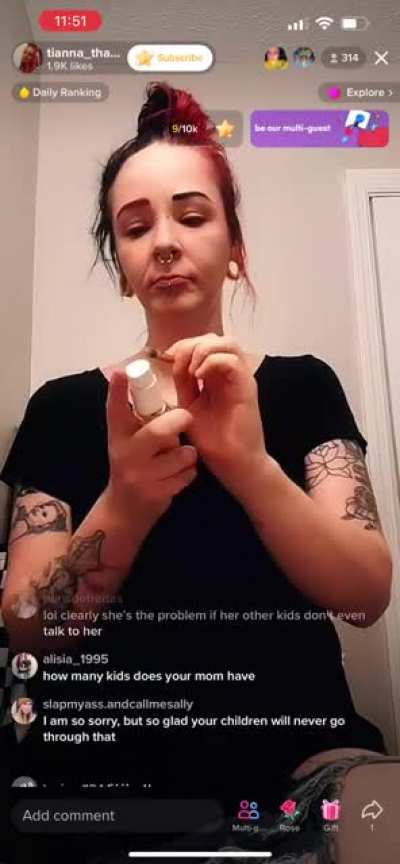 This woman is always admitting to breaking laws on lives. Now drinking and driving with a crash involved?! 🤦‍♀️🤦‍♀️