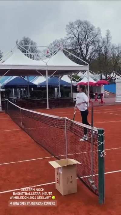 Nicola the tennis star