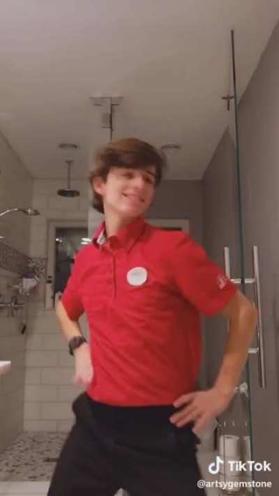 He moves like one of those inflatable thingies at car dealerships and I think it looks cool