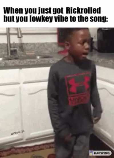 Never gonna give this up