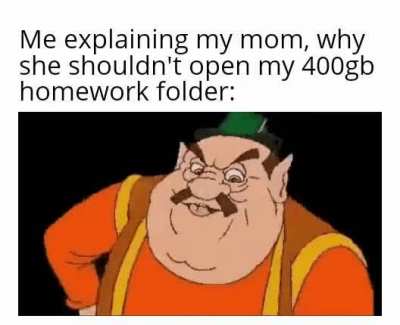 *softly* NO mom