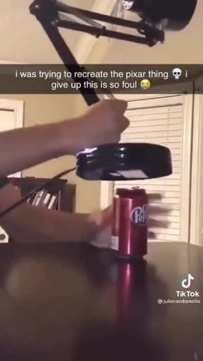 Silly Chinese lamp is no match against the strength of single use American products