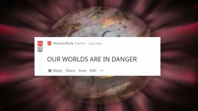 OuR wOrLdS aRe In DaNgEr (aka the fandom every time Transformers: Cybertron is brought up)