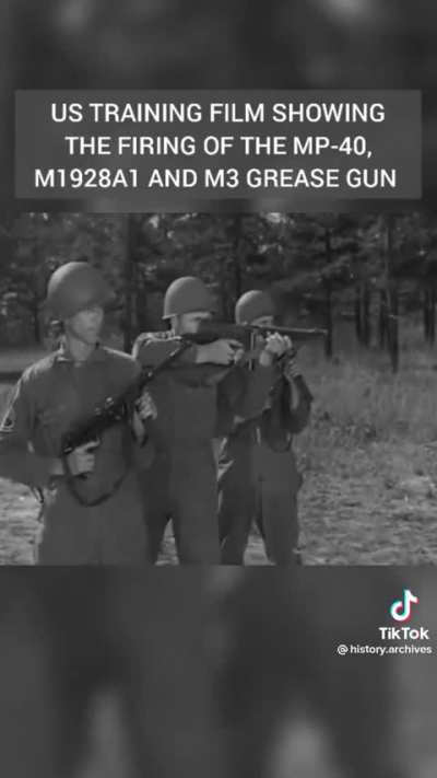 Found a old US military video on MP40 vs Thompson vs grease gun.