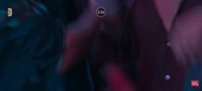 Shraddha giving us hint of the plot so stree was a whore who is getting banged by bhediya and bicky at last she can't decide whose dick she will use for long time seduces both 