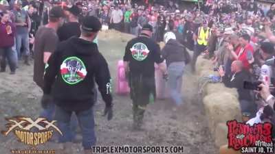 Barbie jeep racing