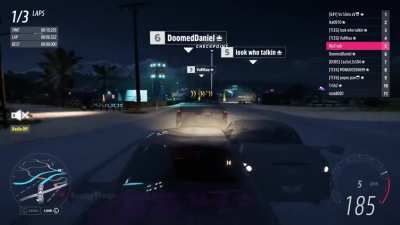 This guy ran into a puddle full speed lmao