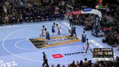 [Highlight] Gobert takes a sniper shot and Sabonis calls him out 